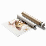 Easter Bunny - Kids Room Wall Art Canvas and Framed Options