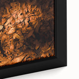 Extra large black wall art featuring a textured, colorful abstract design on a framed canvas, suitable for living room decor.