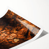 Extra large wall art featuring line art flowers in muted earth tones on a rolled canvas, ideal for large living room decor.