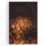 Large black and white abstract art on stretched canvas, depicting swirling patterns, ideal for kitchen wall art.