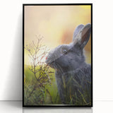 Large abstract wall art depicting spring-themed colors on a black framed acrylic, suitable for modern living room decor.