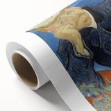 Art Deco style poster of a vibrant cityscape on rolled canvas, ideal for nursery wall art or dining room decor.