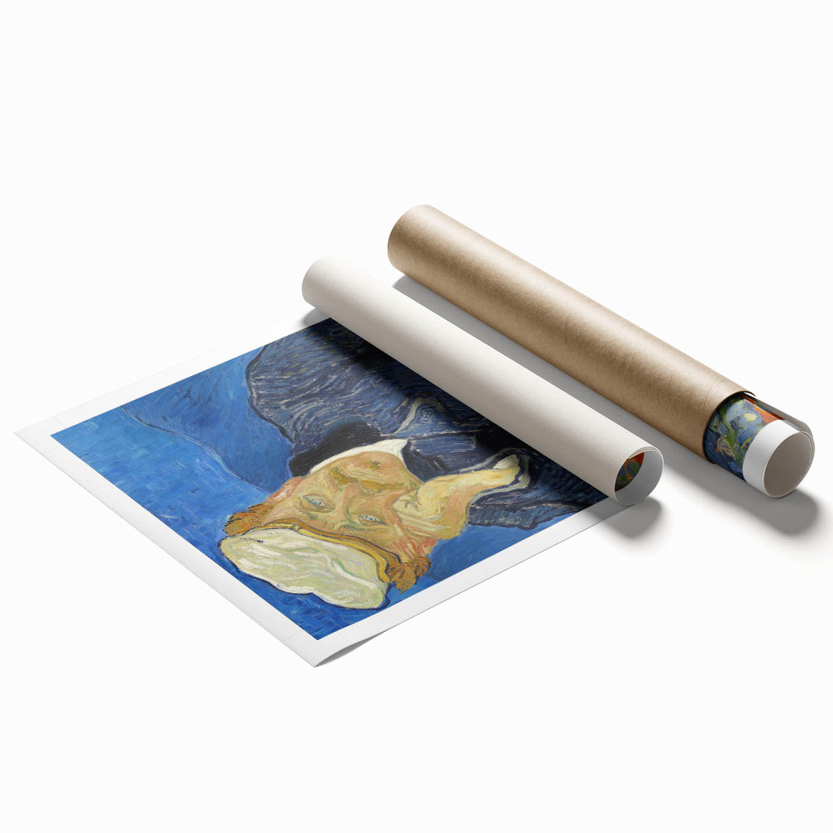 Extra large rolled canvas print of vibrant floral art, ideal for classy bathroom or large living room decor.
