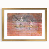 Abstract Modern Art of Arab Townscape – Modern Wall Art for Trendy Homes