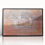 Abstract Modern Art of Arab Townscape – Modern Wall Art for Trendy Homes