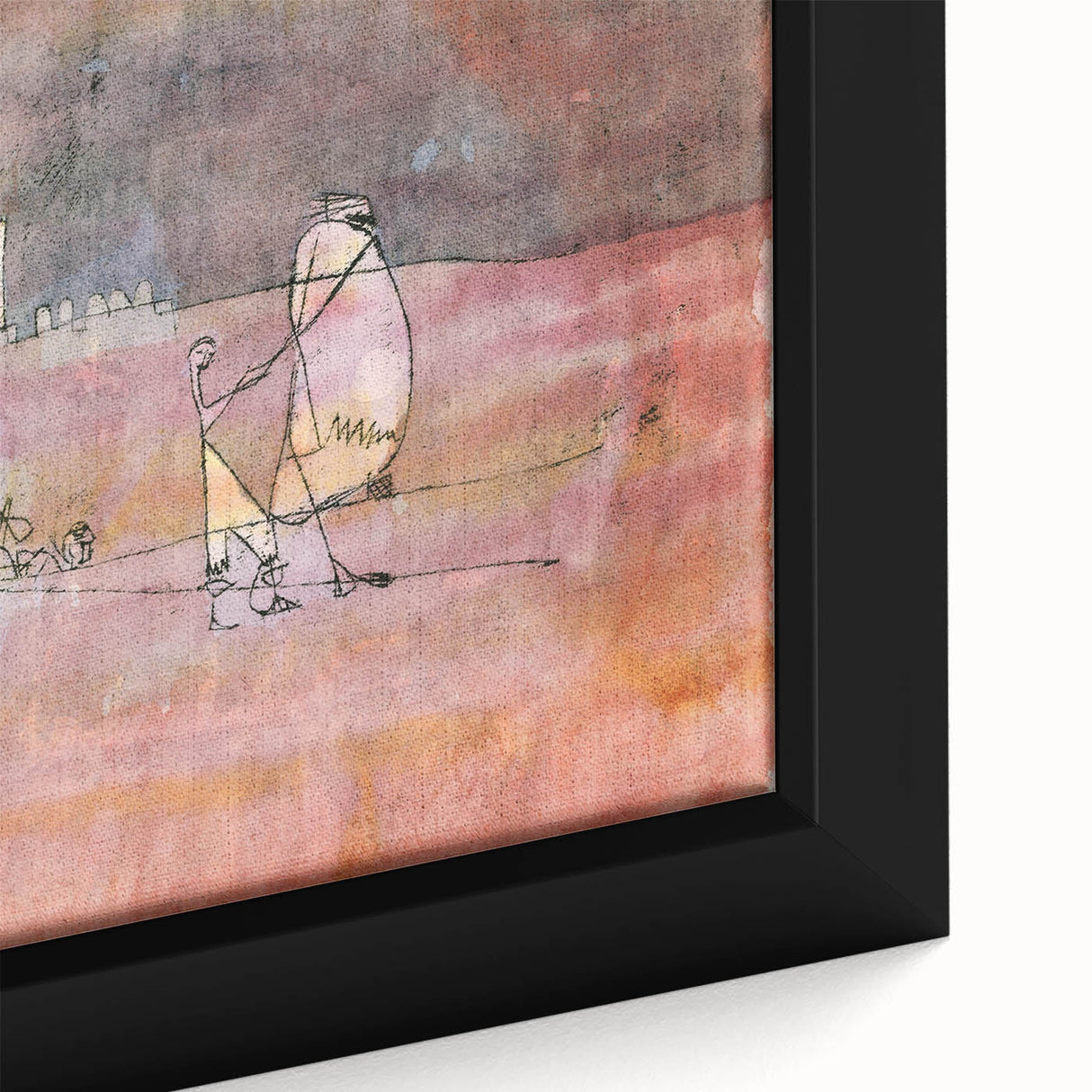 Abstract Modern Art of Arab Townscape – Modern Wall Art for Trendy Homes