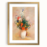 Modern Wall Art – Odilon Redon’s "Vase of Flowers (Pink Background)"