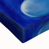 Acrylic Bedroom Wall Art – Abstract Blue Family Framed Canvas