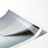 Modern Office Art - Minimalist Pier & Horizon Canvas Print