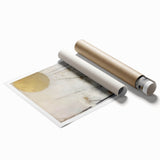 Vibrant abstract floral wall art print showcasing a blend of colorful blooms in soft pastels and bold hues, rolled for easy shipping and display. Perfect for modern home decor, this artwork adds a touch of elegance and creativity to any space.