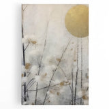 Abstract floral wall art on stretched canvas showcasing vibrant colors and intricate designs, perfect for contemporary home decor. Ideal for enhancing living spaces.