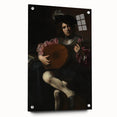 Baroque Portrait of Musician with Lute - Historical Art Prints