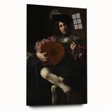 Baroque Portrait of Musician with Lute - Historical Art Prints