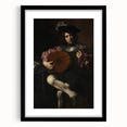 Baroque Portrait of Musician with Lute - Historical Art Prints