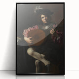 Baroque Portrait of Musician with Lute - Historical Art Prints
