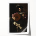 Baroque Portrait of Musician with Lute - Historical Art Prints