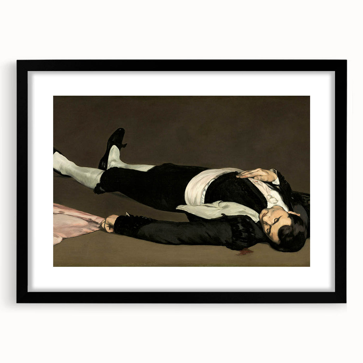 Édouard Manet's Dead Toreador - Realist Art Print of Spanish Matador