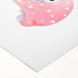 Sleeping Koala with Balloons Print - Girls Bedroom Wall Art