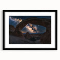 Black-framed landscape artwork showcasing vibrant canyon scenery, emphasizing earthy tones and dramatic rock formations, perfect for enhancing modern home decor.