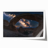 Stunning landscape rolled print showcasing vibrant canyons under a clear blue sky, ideal for home or office decor, emphasizing natural beauty and tranquility.