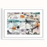 Modern Wall Art – Abstract Airy Landscape with Soft Pastel Accents