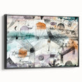 Modern Wall Art – Abstract Airy Landscape with Soft Pastel Accents