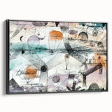 Modern Wall Art – Abstract Airy Landscape with Soft Pastel Accents