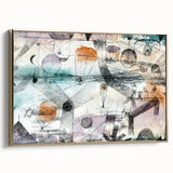 Modern Wall Art – Abstract Airy Landscape with Soft Pastel Accents