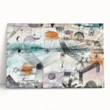Modern Wall Art – Abstract Airy Landscape with Soft Pastel Accents