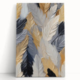 Black and white close-up photo of natural elements on a stretched canvas, ideal for kitchen wall art.