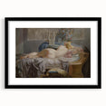 Sappho Neoclassical Realism Art Print - Jean-Baptiste Regnault Classic Nude