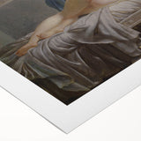 Sappho Neoclassical Realism Art Print - Jean-Baptiste Regnault Classic Nude