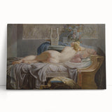 Sappho Neoclassical Realism Art Print - Jean-Baptiste Regnault Classic Nude