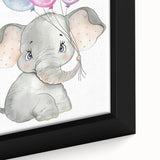 Baby Elephant Balloon Nursery Wall Art – Kids Room & Baby Decor