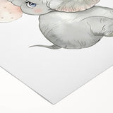 Baby Elephant Balloon Nursery Wall Art – Kids Room & Baby Decor