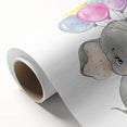 Baby Elephant Balloon Nursery Wall Art – Kids Room & Baby Decor
