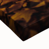 Black and white landscape art painting on stretched canvas depicting a serene autumn scene, suitable for bedroom decor.