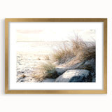 Extra large abstract art print with textured gold and white swirls on canvas, ideal for living room decor.