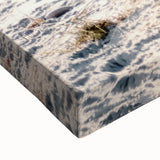 Large art featuring a black and white landscape painting on stretched canvas, ideal for bedroom wall decor.