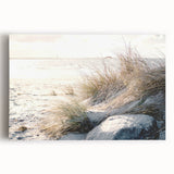 Large black and white abstract design on stretched canvas, ideal for kitchen wall art.