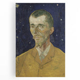 Black and white large canvas print of Van Gogh's Starry Night, ideal for kitchen wall art or bedroom ambiance.