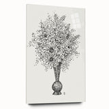 Elegant Black-and-White "Flower Vase" Sketch by Leo Gestel