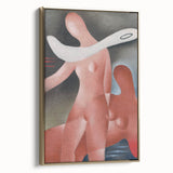 Mikuláš Galanda's "Two Women" - A Surrealist Figurative Masterpiece