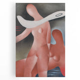 Mikuláš Galanda's "Two Women" - A Surrealist Figurative Masterpiece