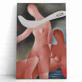 Mikuláš Galanda's "Two Women" - A Surrealist Figurative Masterpiece