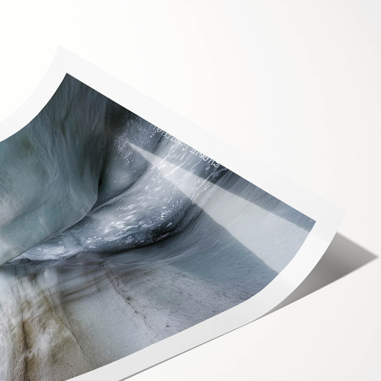 Vibrant landscape cave artwork printed on premium rolled canvas, showcasing intricate details and rich colors, ideal for home decor or art collection.