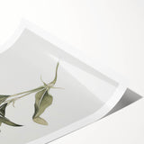 Botanical Blue Bloom - Elegant Floral Canvas Wall Art for Living Room