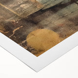 Abstract floral wall art on rolled canvas showcasing vibrant colors and intricate designs, perfect for modern home decor. Ideal for adding a touch of elegance to any space.