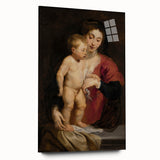 Baroque Art Madonna and Child Portrait - Classic Religious Art