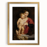 Baroque Art Madonna and Child Portrait - Classic Religious Art
